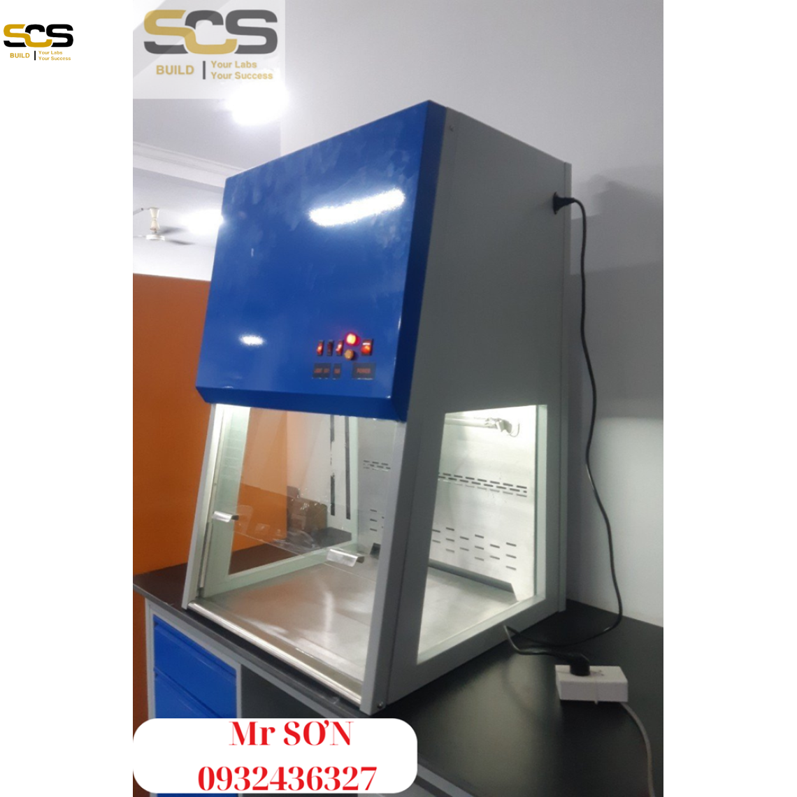 TỦ THAO TÁC PCR KÍCH THƯỚC 900MM