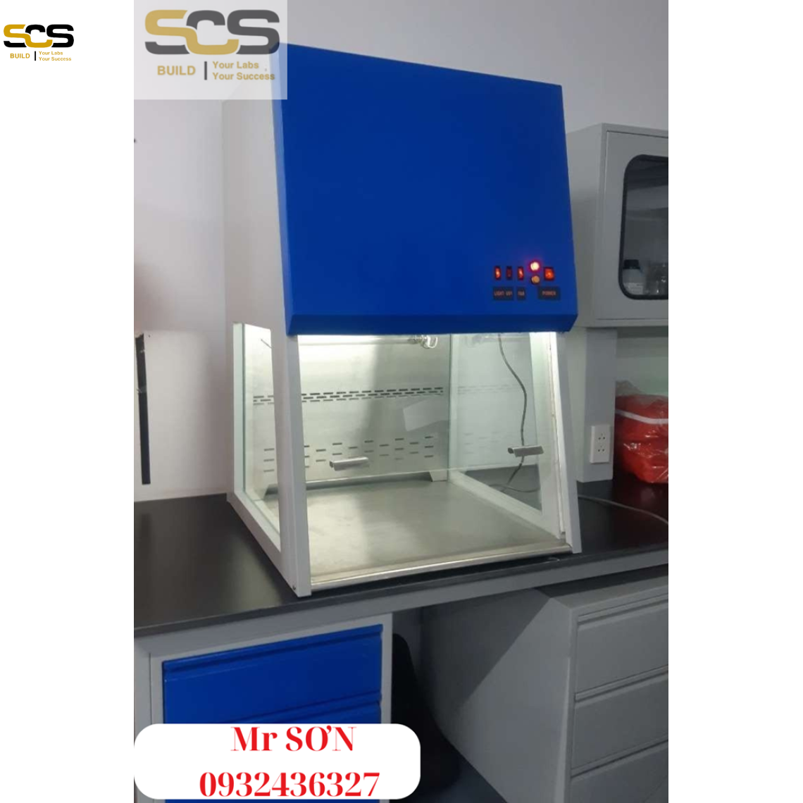 TỦ THAO TÁC PCR KÍCH THƯỚC 900MM