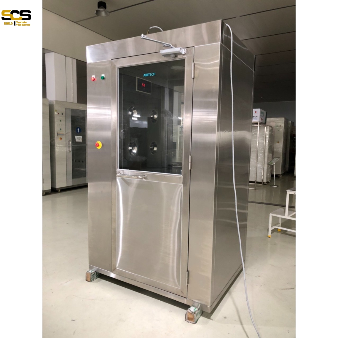 Air shower toàn bộ bằng inox cho 1-2 người 