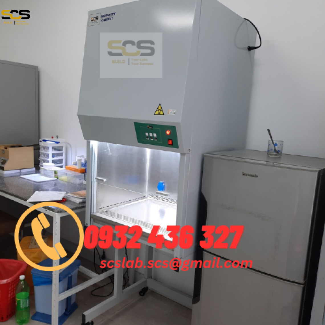 Tủ An Toàn Sinh Học Cấp 2 Kích Thước 700mm (cho 1 người sử dụng)