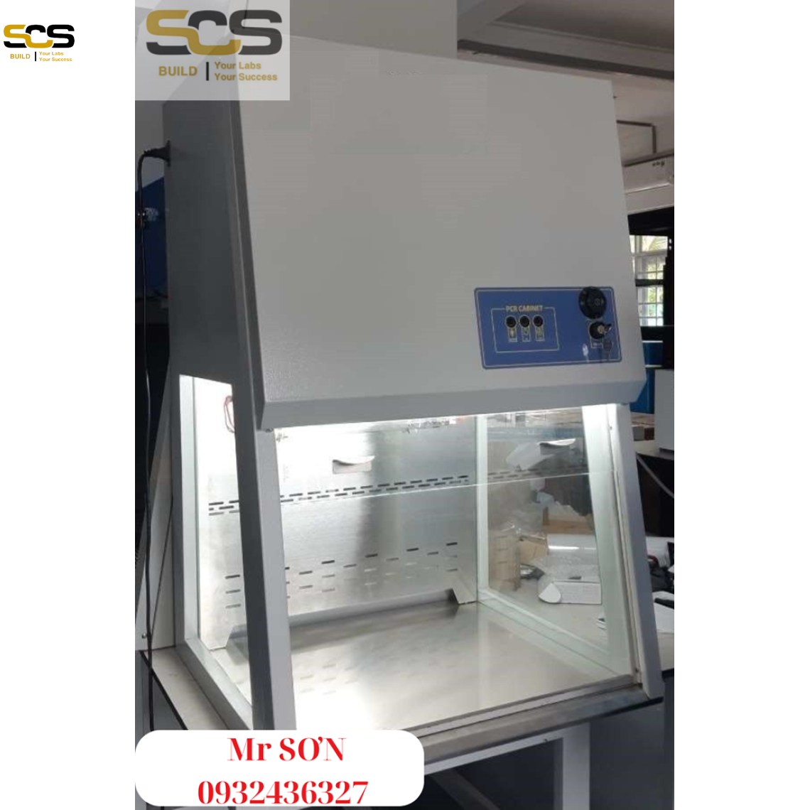 TỦ THAO TÁC PCR KÍCH THƯỚC 900MM