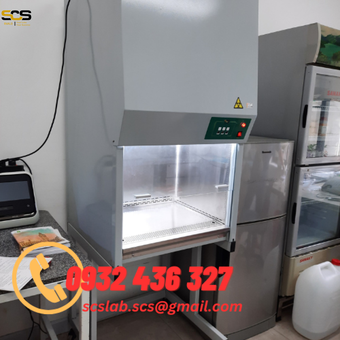 Tủ An Toàn Sinh Học Cấp 2 Kích Thước 700mm (cho 1 người sử dụng)