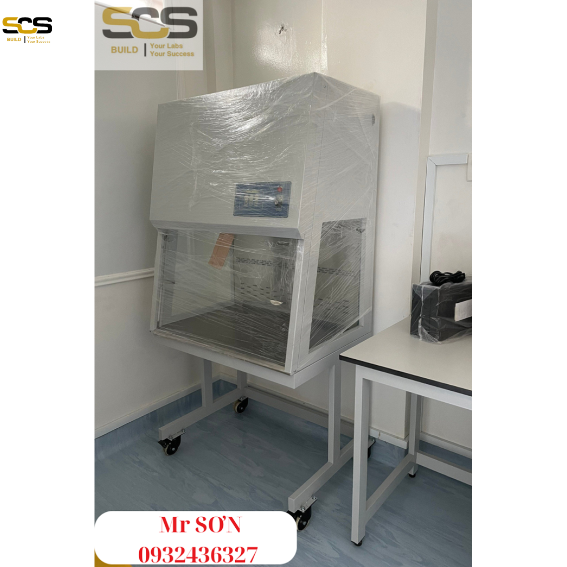 TỦ THAO TÁC PCR KÍCH THƯỚC 900MM