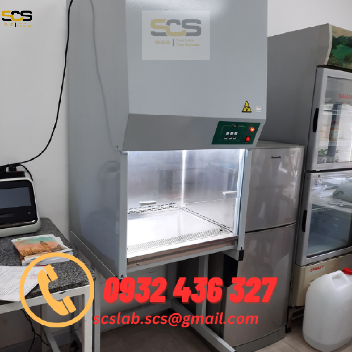 Tủ An Toàn Sinh Học Cấp 2 Kích Thước 700mm (cho 1 người sử dụng)