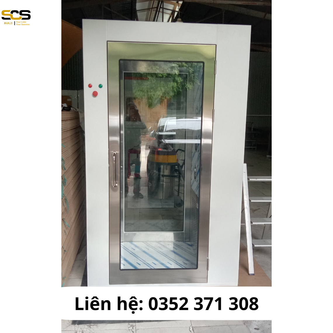 Airshower (buồng thổi khí) giá rẻ cho phòng sạch tại Miền Nam