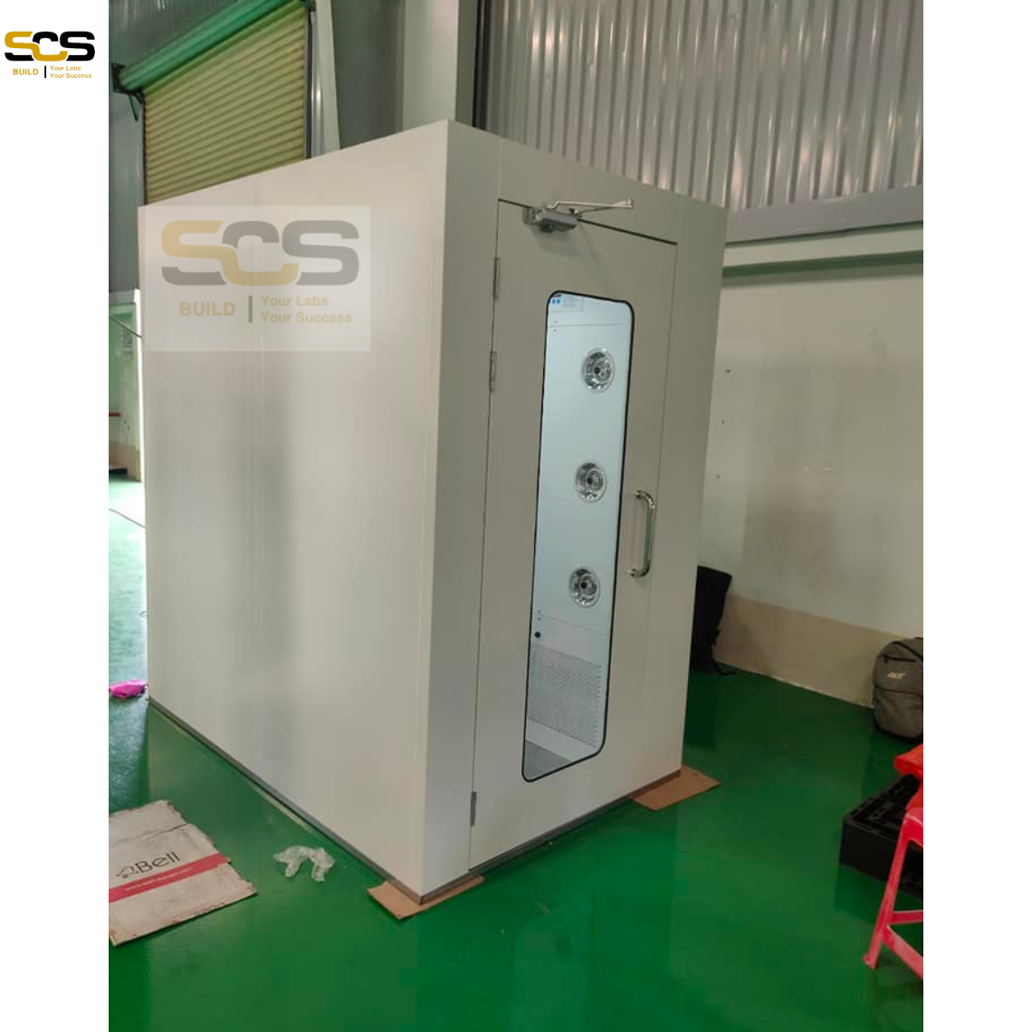 Buồng tắm khí sạch -  Airshower loại 8-9 người 