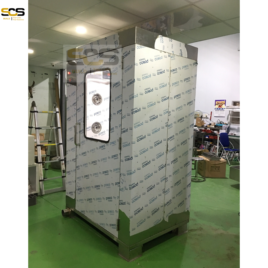 Buồng tắm khí sạch -  Airshower loại 8-9 người 