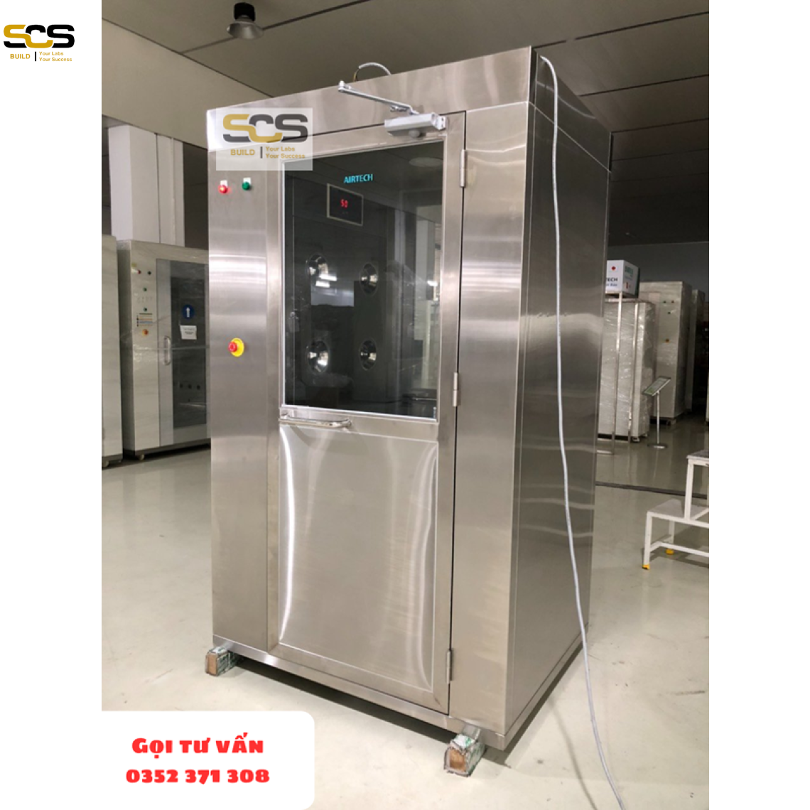 Airshower là gì? Kiến thức về airshower phòng sạch