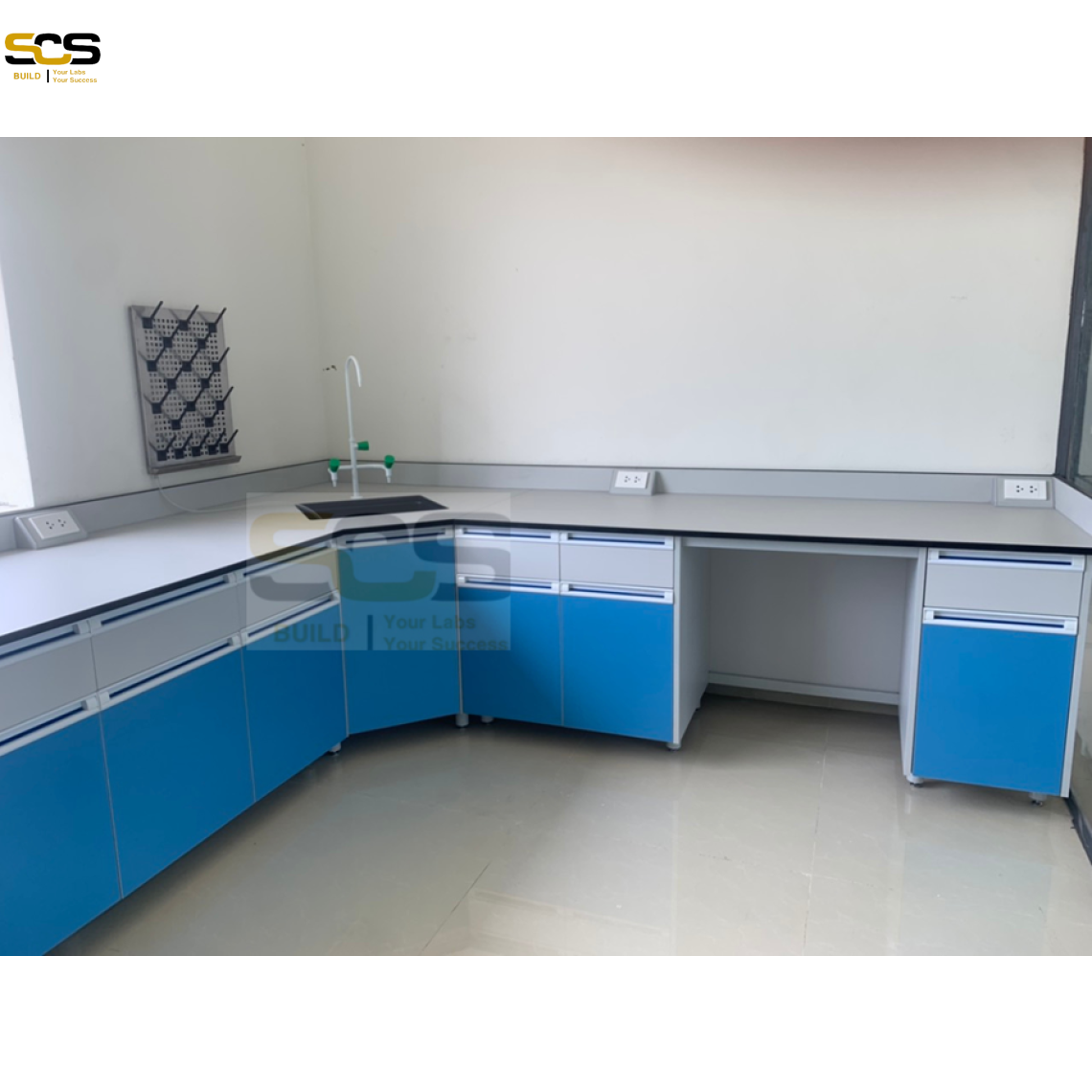 Bàn thí nghiệm áp kệ tường loại 1500mm
