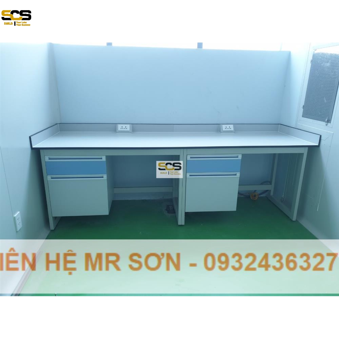 Bàn thí nghiệm áp tường