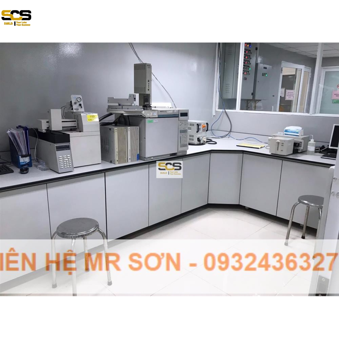Bàn thí nghiệm áp tường