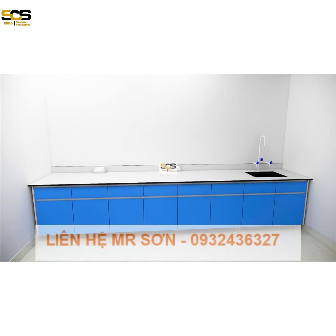 Bàn thí nghiệm áp tường