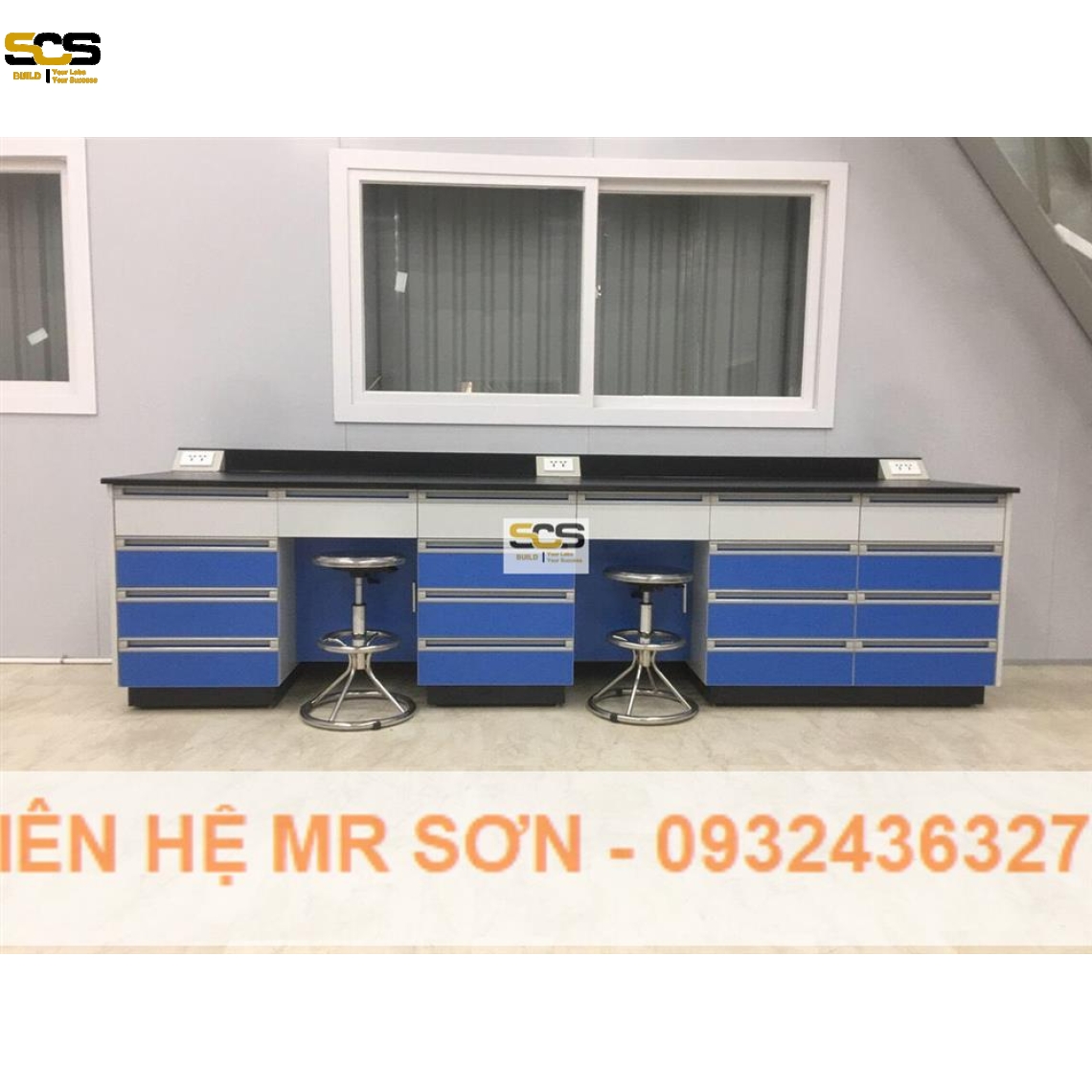 Bàn thí nghiệm áp tường