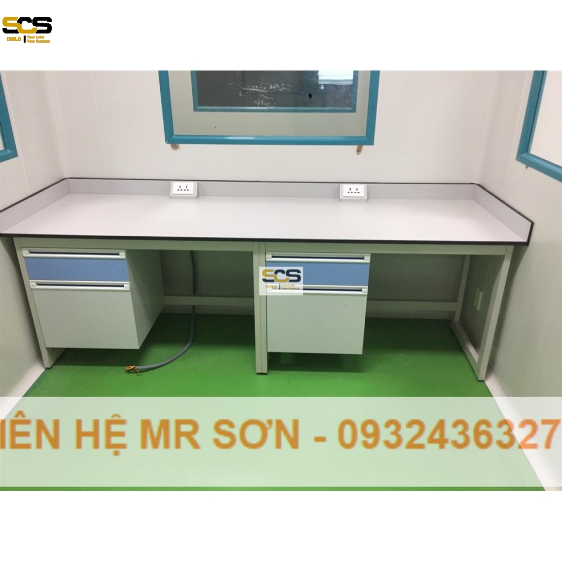 Bàn thí nghiệm áp tường