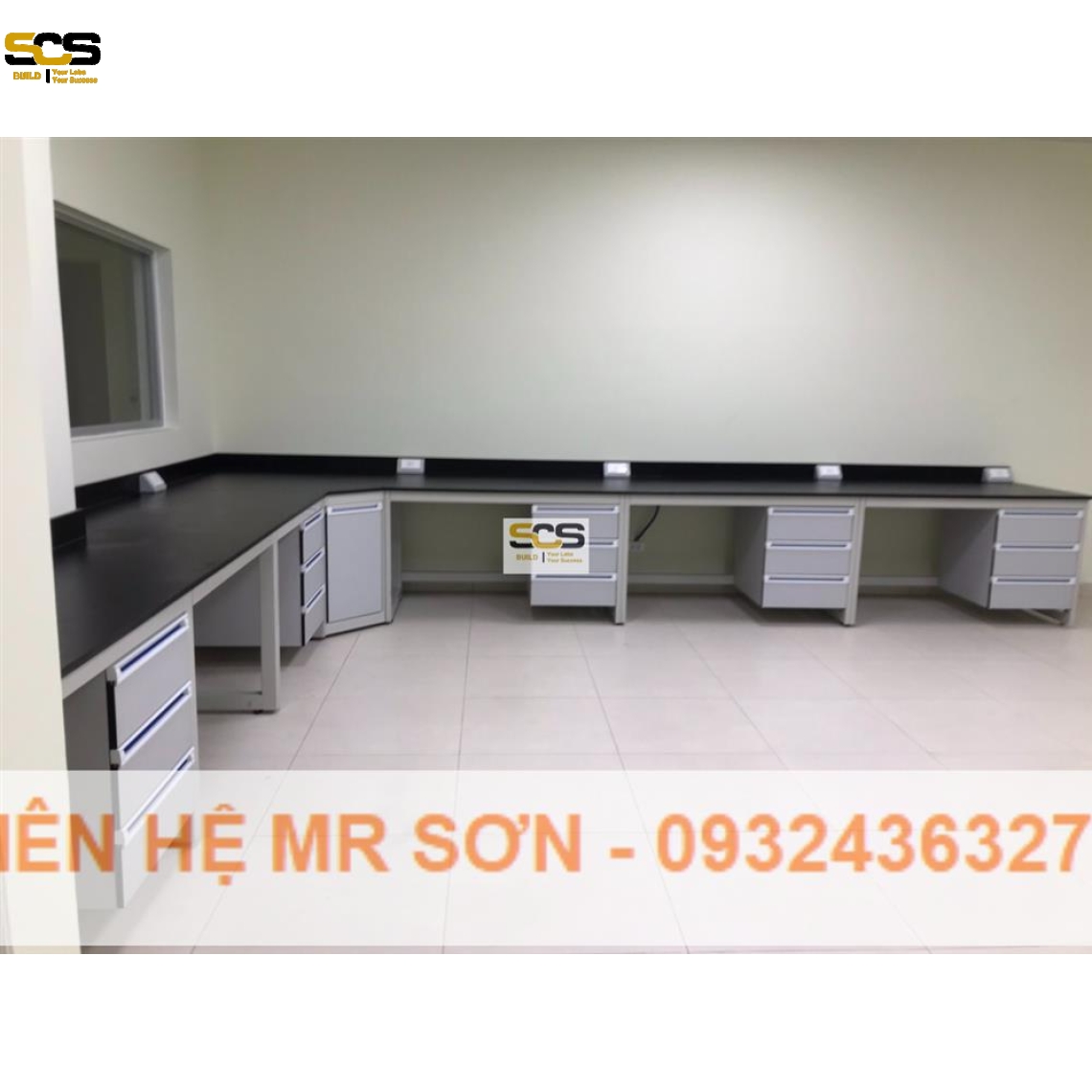 Bàn thí nghiệm áp tường