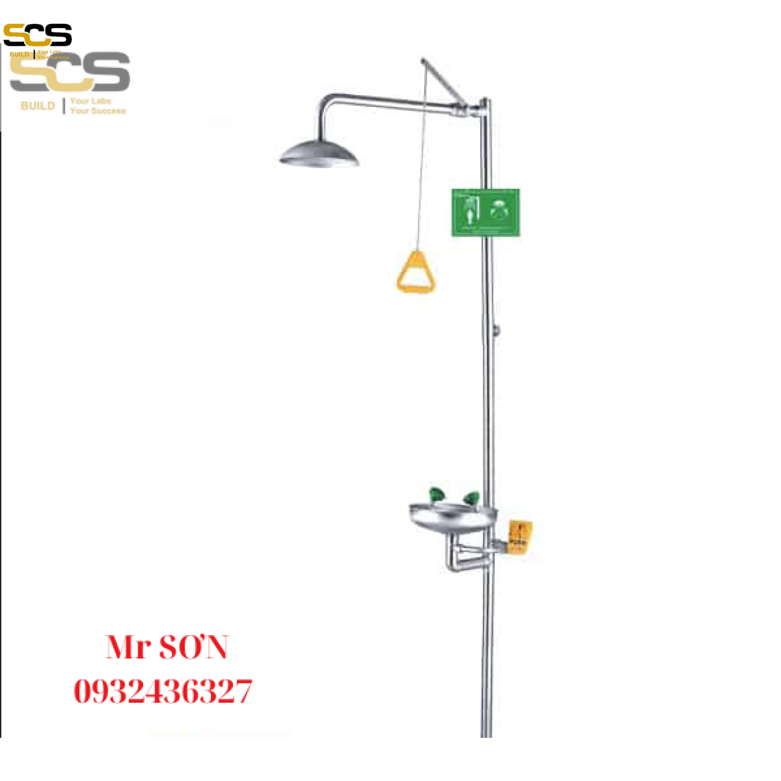 Bồn rửa mắt kết hợp tắm khẩn câp