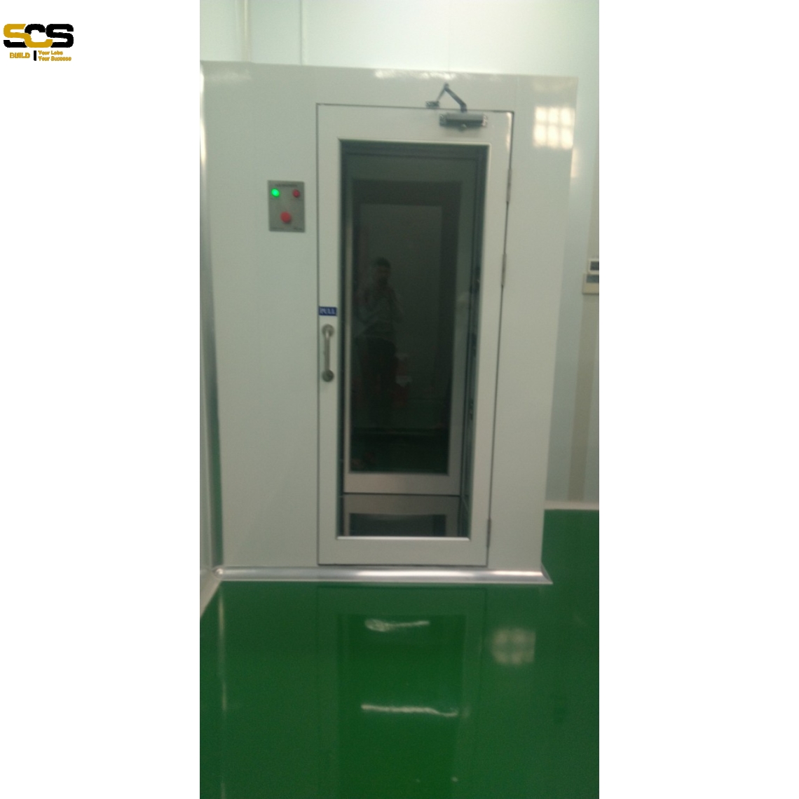 Air shower bên trong bằng inox cho 1-2 
