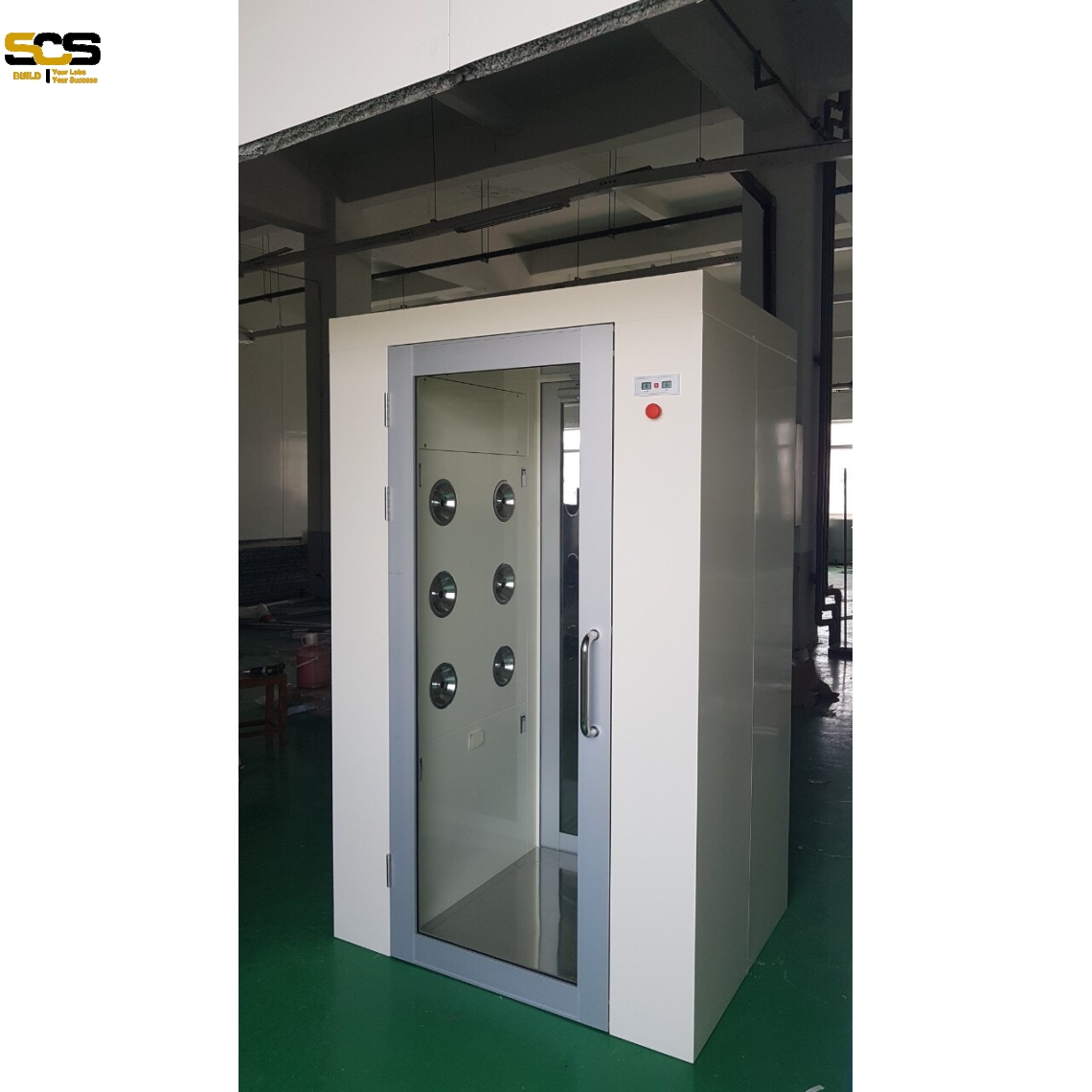 Air shower bên trong bằng inox cho 1-2 
