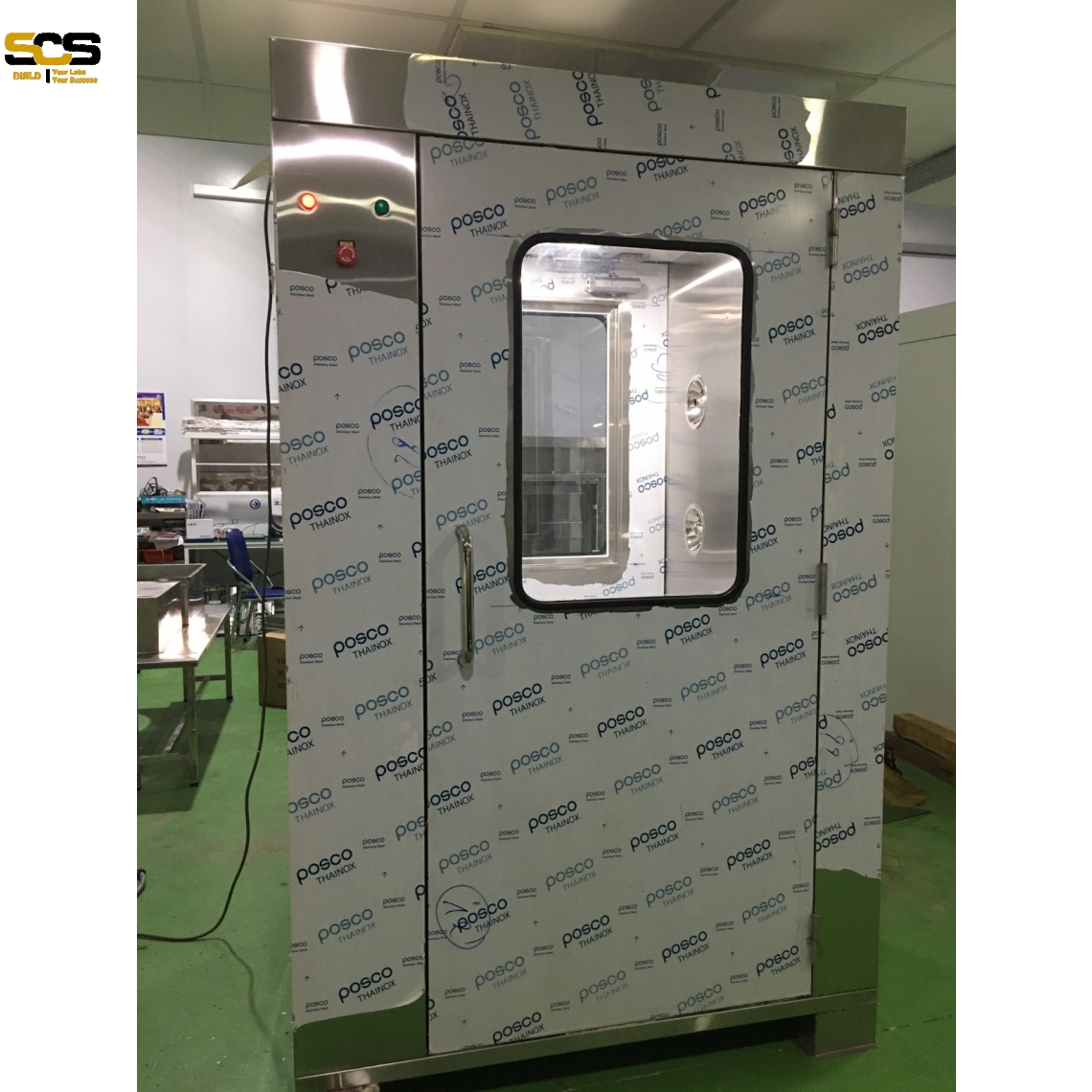 Air shower toàn bộ bằng inox cho 1-2 người 