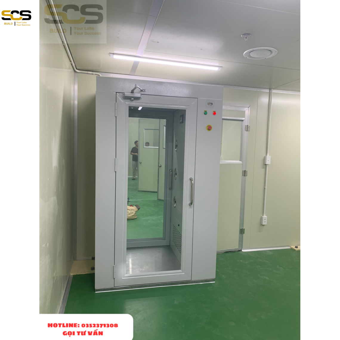 Airshower là gì? Kiến thức về airshower phòng sạch