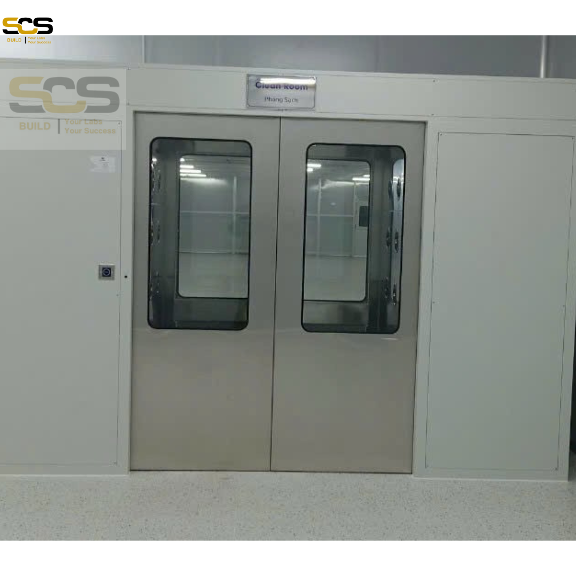 Air Shower Sus 304 Cho Phòng Sạch Cửa Tự Động