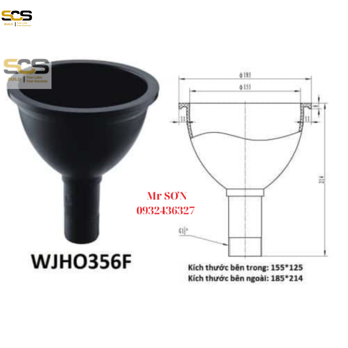 Chậu rửa phòng thí nghiệm model: WJH0356F