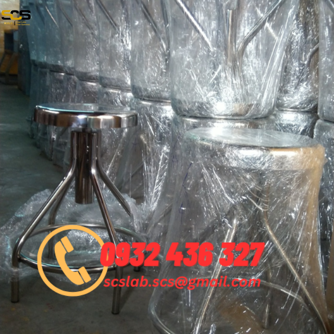 Ghế Inox chuyên dụng Phòng Thí Nghiệm 