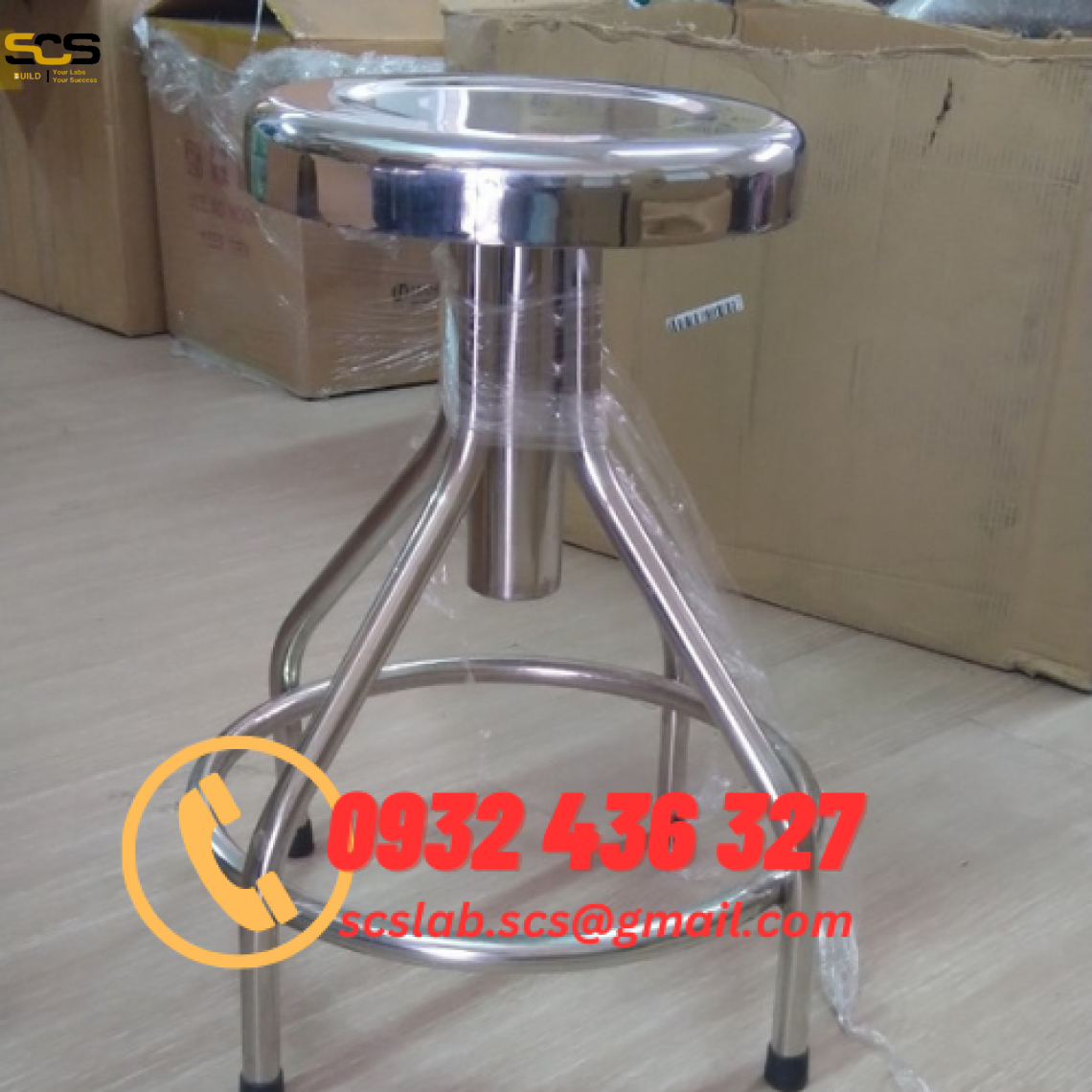 Ghế Inox chuyên dụng Phòng Thí Nghiệm 