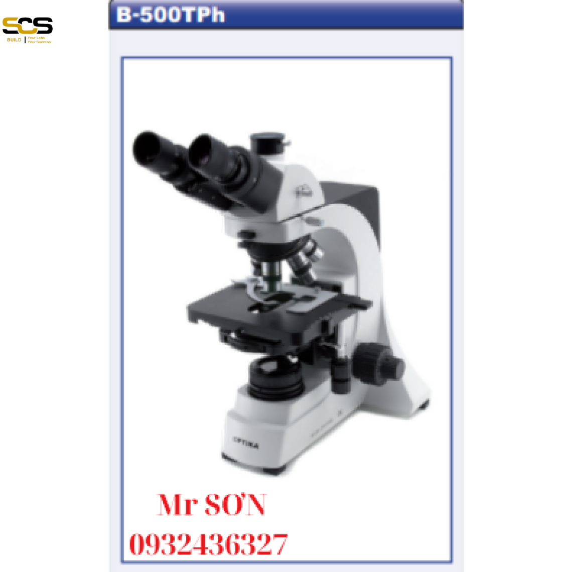Kính hiển vi quang học 3 mắt Model: B-500Tph