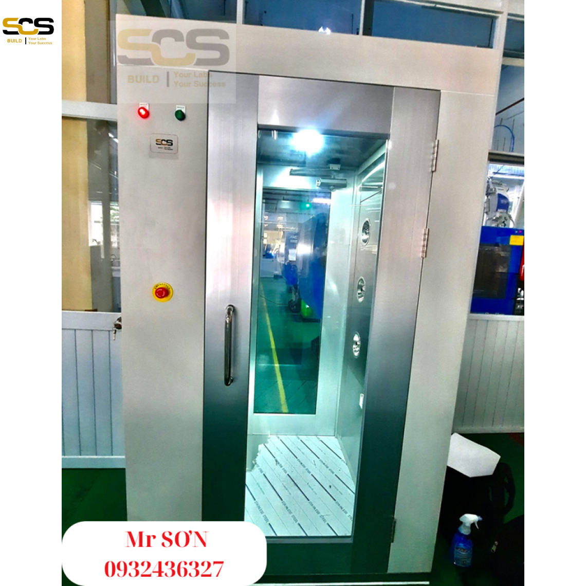Thông số kỹ thuật Buồng thổi khí - Airshower ( Loại cửa mở 2 cánh) giá tốt nhất 2024