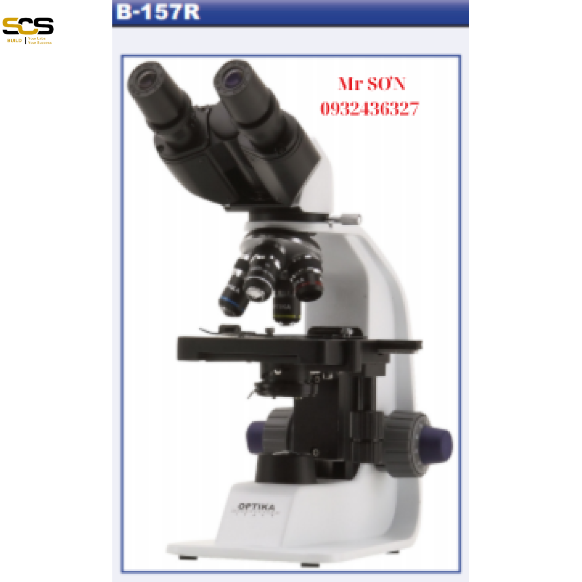 Kính hiển vi sinh học 2 mắt Model: B-159R