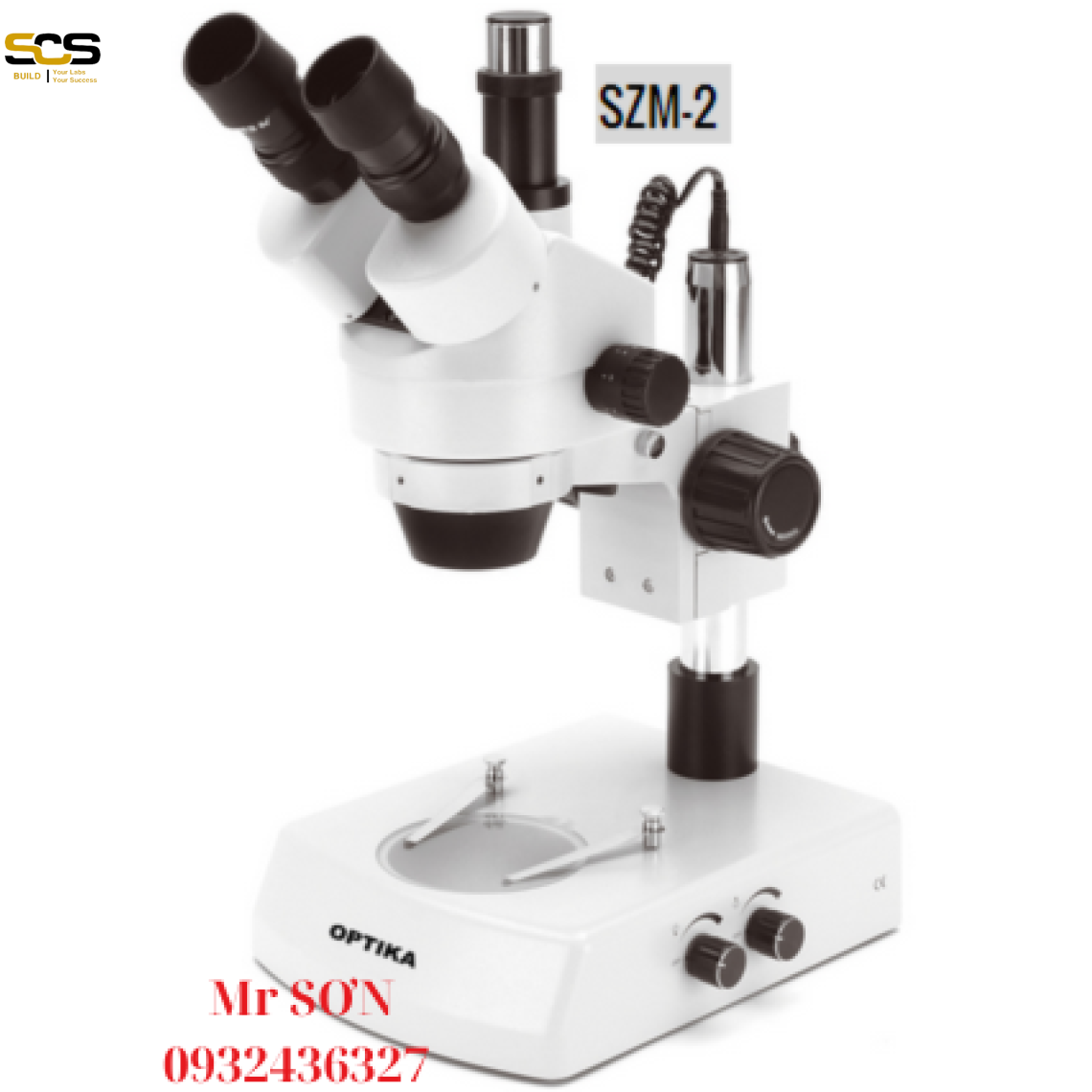 Kính hiển vi soi nổi 3 mắt model: SZM-2