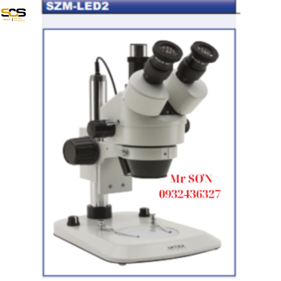 Kính hiển vi soi nổi 3 mắt model: SZM-LED2