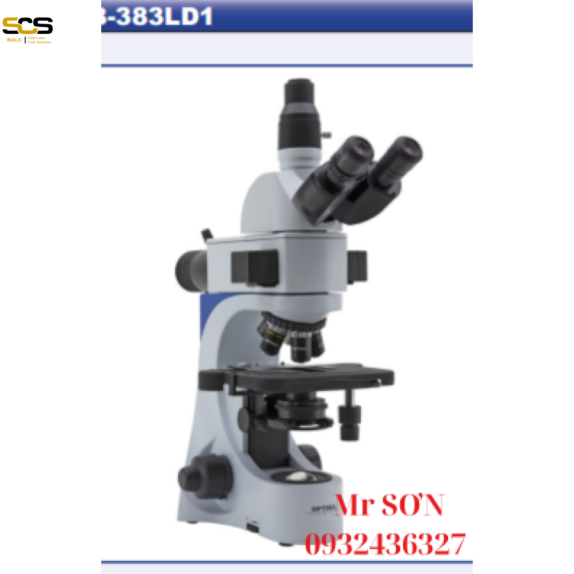 Kính hiển vi huỳnh quang Model: B-383LD1