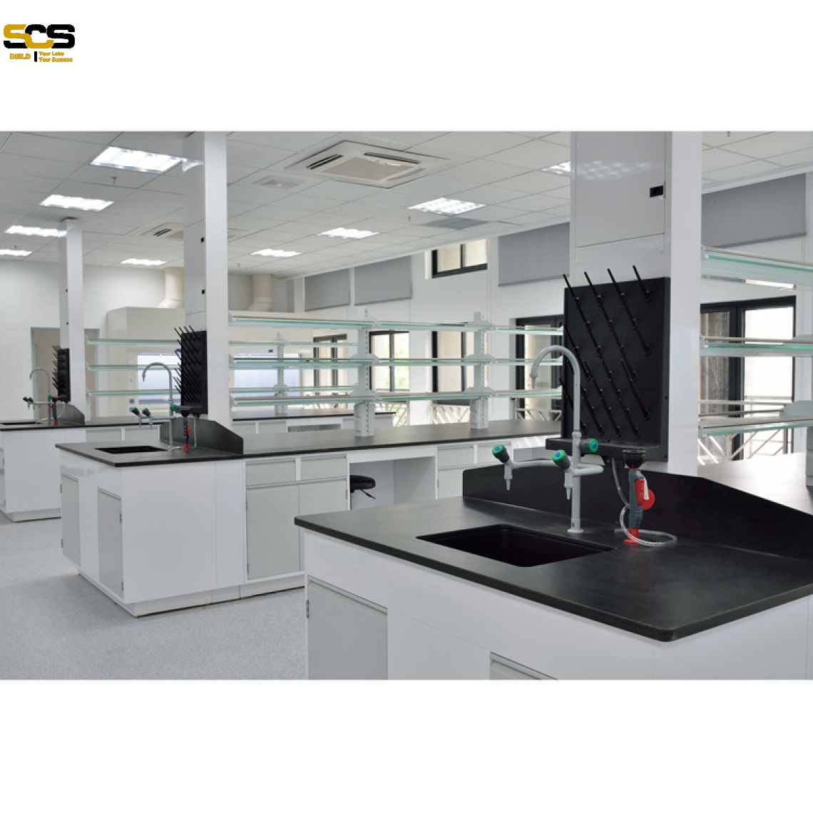 Thiết kế nội thất phòng Lab ngành sản xuất nước giải khát