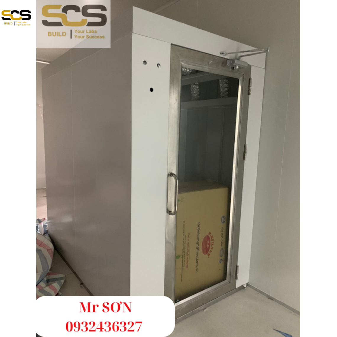 Lắp đặt thiết bị phòng sạch công ty TNHH Sản Xuất Xuất Nhập Khẩu Dược Mỹ Phẩm TIDO