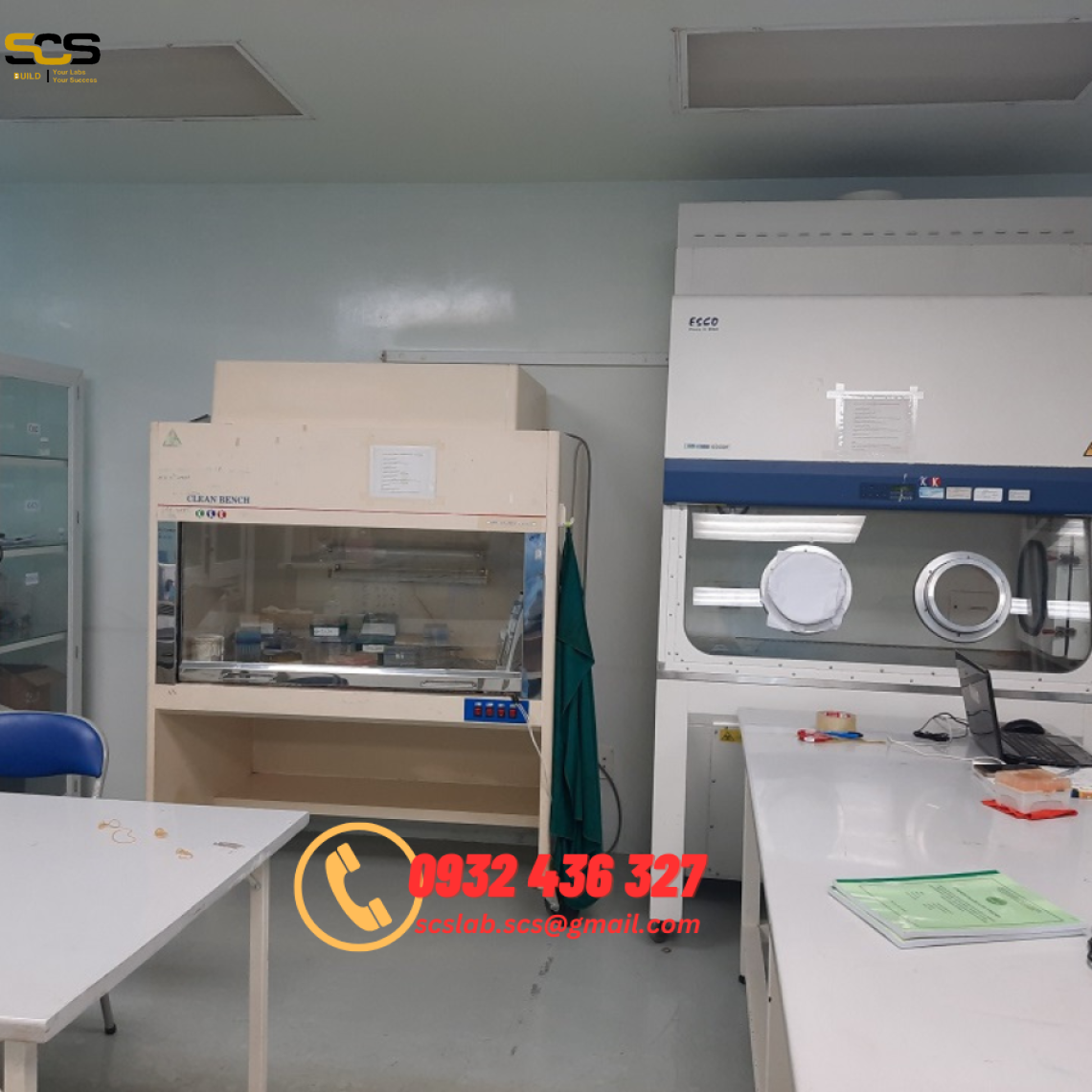 Thanh lý tủ an toàn sinh học cấp 2 cho Trung tâm Xét nghiệm Y khoa 