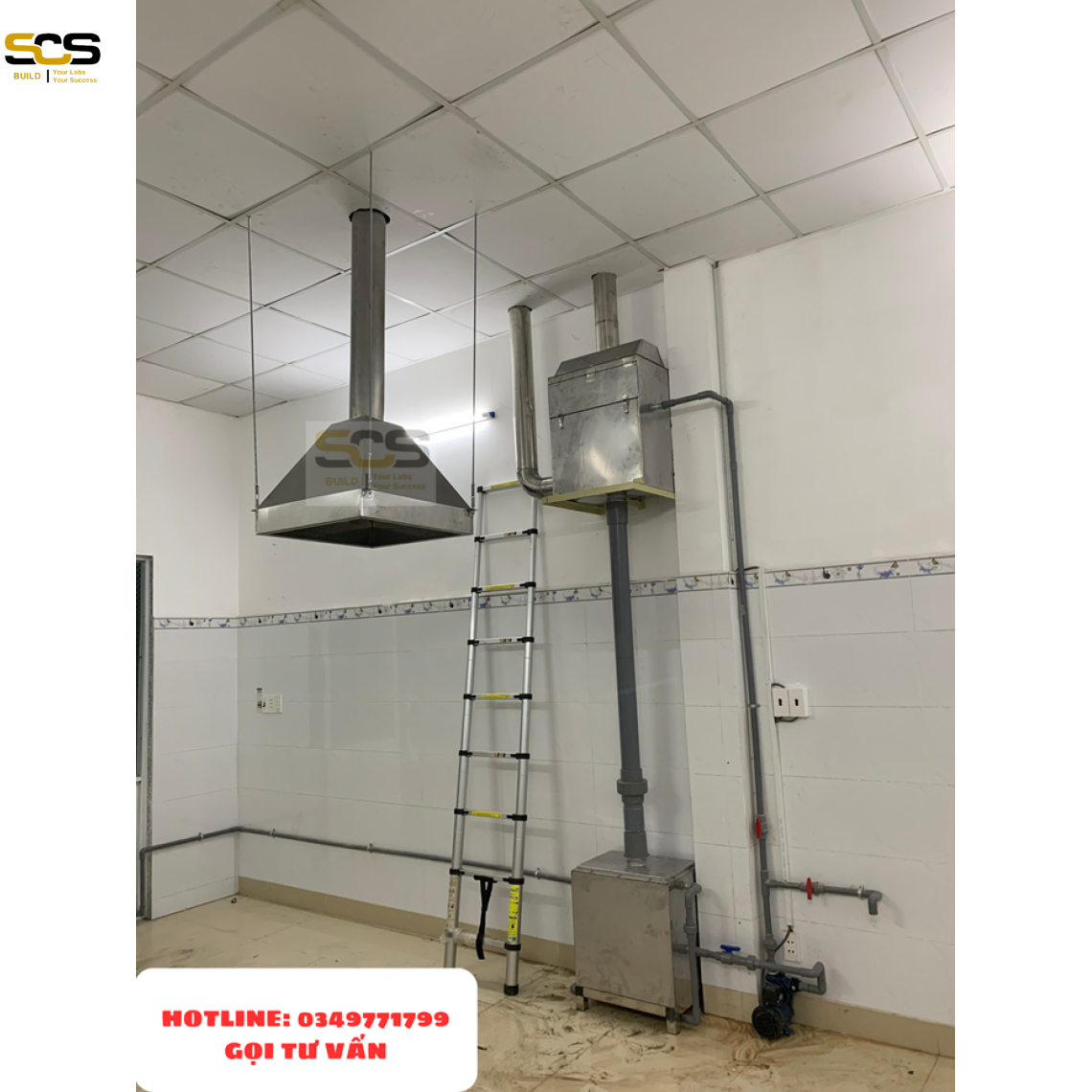 Chụp hút inox phòng thí nghiệm giá xuất xưởng tại Miền Nam