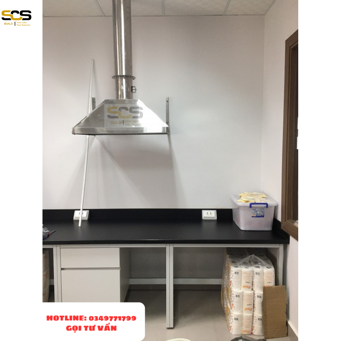 Chụp hút inox phòng thí nghiệm giá xuất xưởng tại Miền Nam