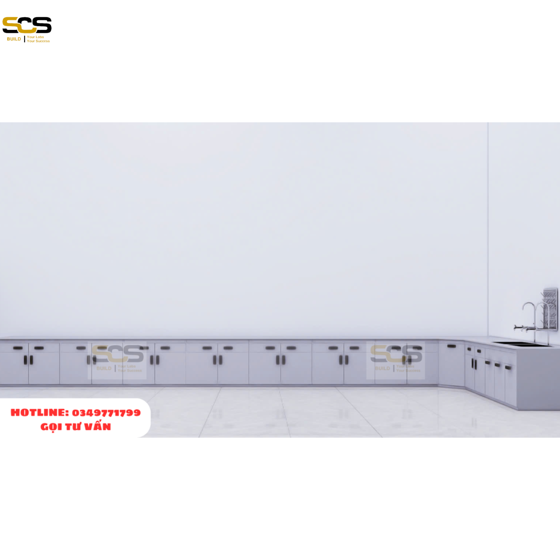 Thiết kế nội thất phòng lab cho nhà máy sản xuất sơn công nghiệp