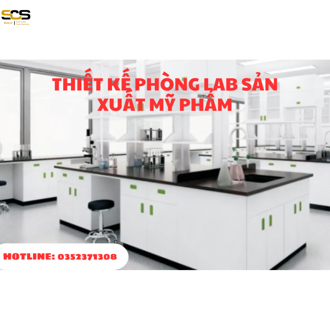 THIẾT KẾ PHÒNG THÍ NGHIỆM NGHIÊN CỨU MỸ PHẨM