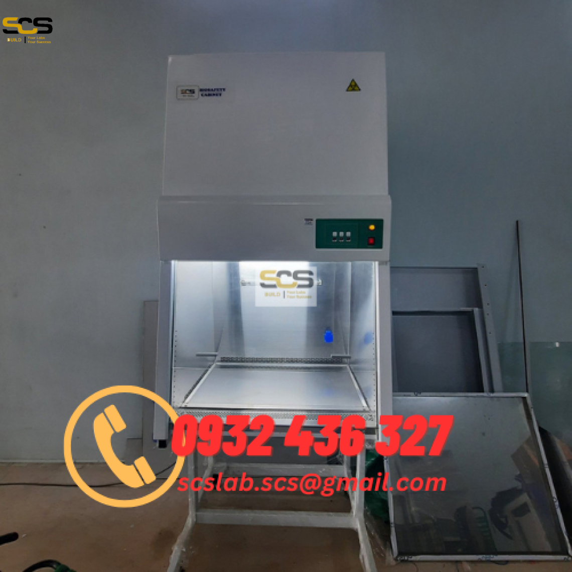 Tủ An Toàn Sinh Học Cấp 2 Kích Thước 900mm (cho 1 người sử dụng)