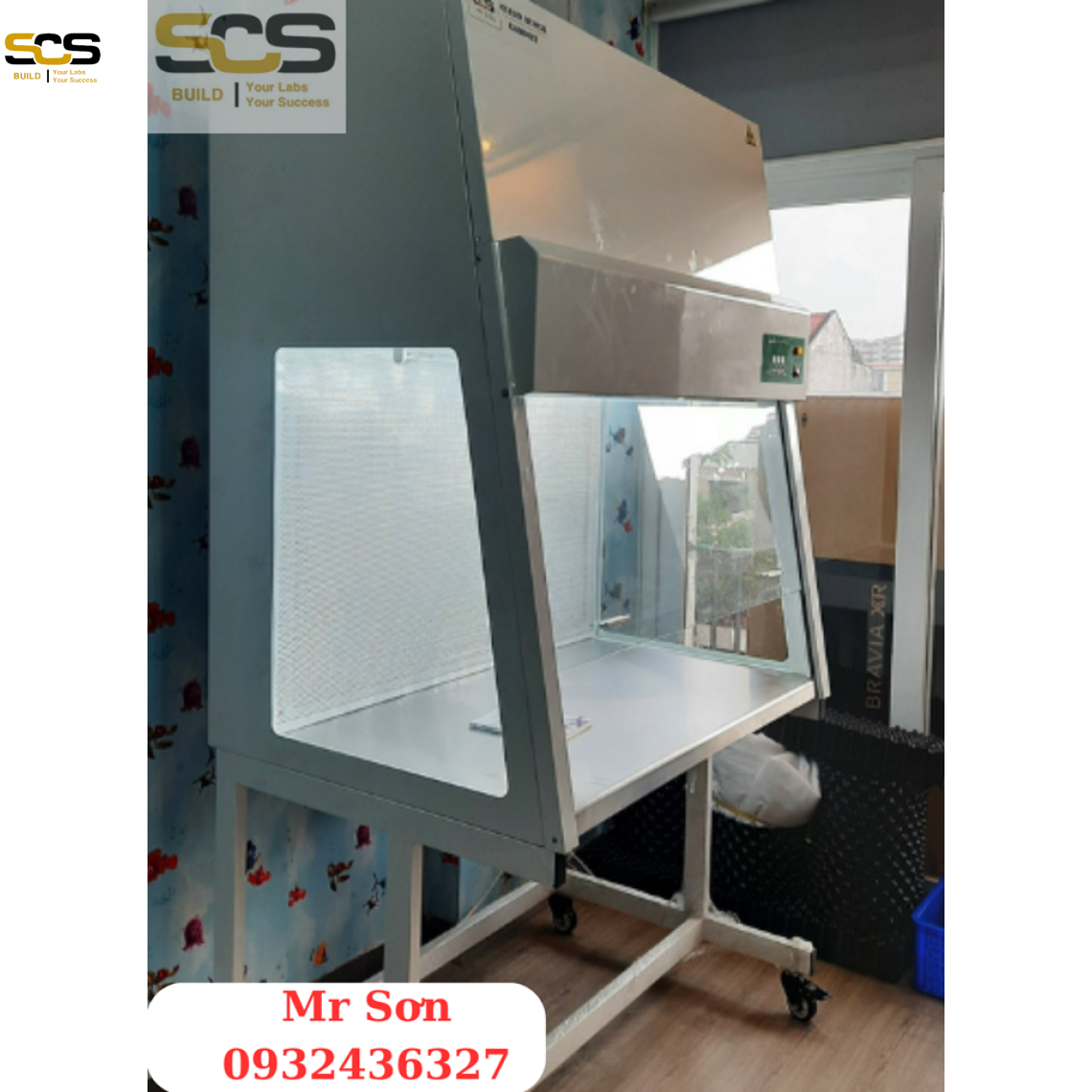 TỦ CẤY VI SINH DÒNG KHÍ THỔI NGANG KÍCH THƯỚC 1500MM