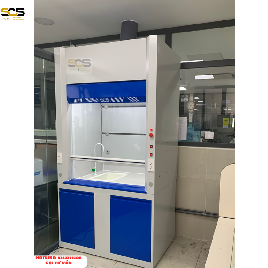 Lắp Đặt Tủ Hút Khí Độc Cho Phòng Thí Nghiệm Bệnh Viện Mỹ Đức