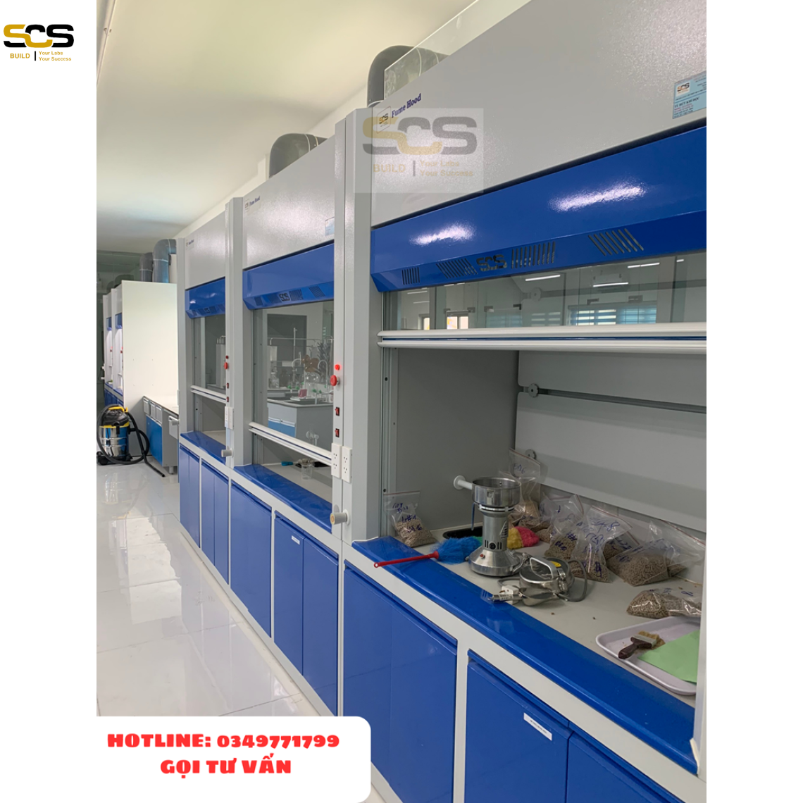Fumehood - Tủ hút khí độc phòng thí nghiệm Việt Nam