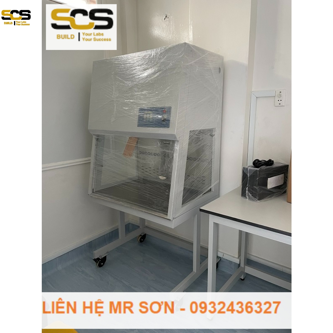 #1TỦ PCR CÓ GIÓ HOÀN LƯU QUA LỌC HEPA KÍCH THƯỚC 900MM