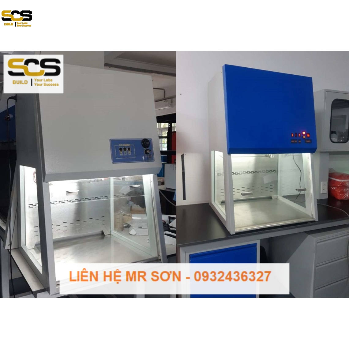 Tủ thao tác PCR kích thước 900 mm