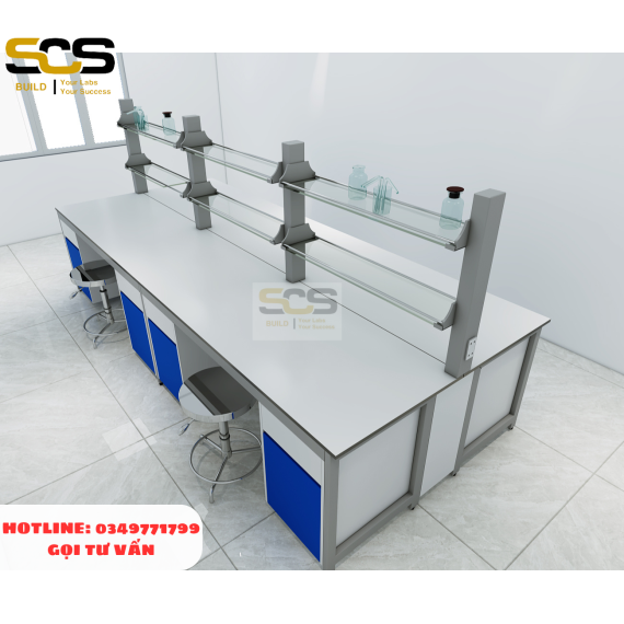 Bàn thí nghiệm  trung tâm không chậu rửa SCS-TT4000F