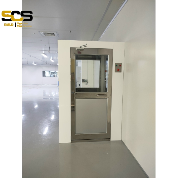 Air shower bên trong bằng inox cho 1-2 