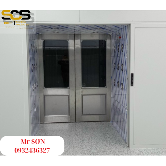Thông số kỹ thuật Buồng thổi khí - Airshower ( Loại cửa mở 2 cánh) giá tốt nhất 2024